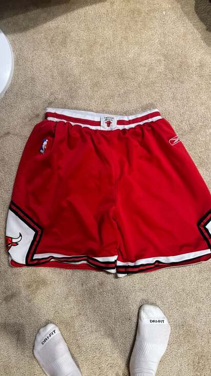 Reebok Other - Vintage Reebok NBA Chicago Bulls Red Basketball Shorts Small
